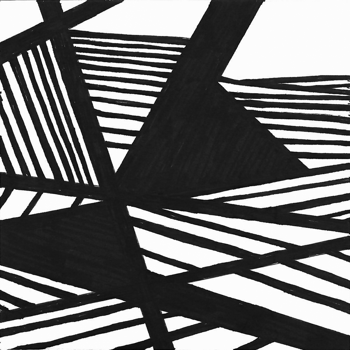 Black and White Scribble Design