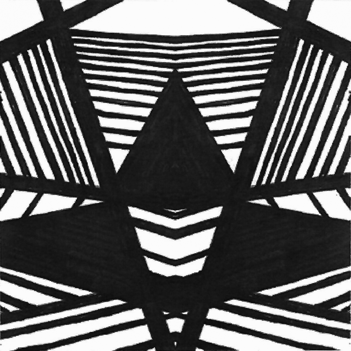Black and White Scribble Design
