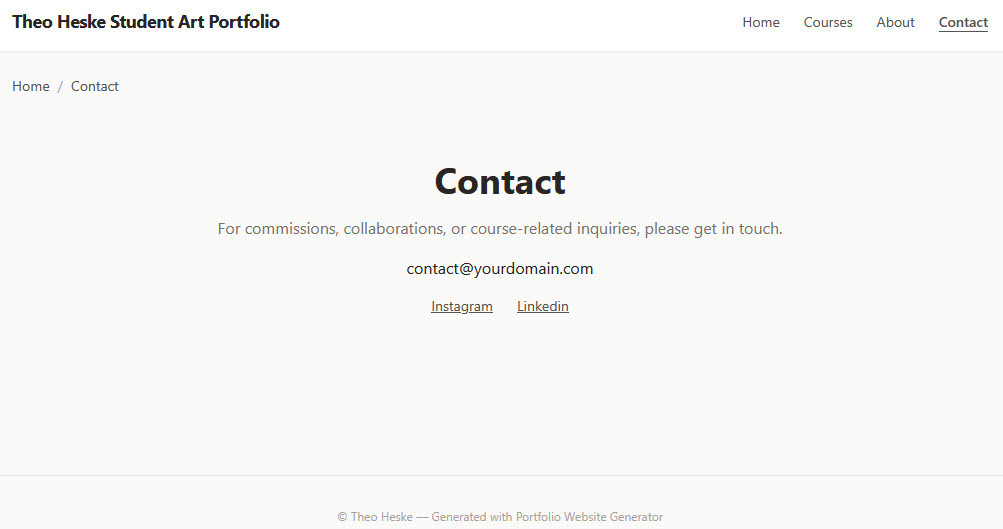 Create a Website